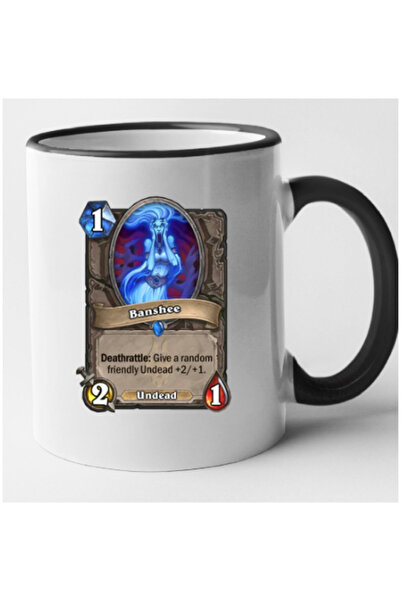 OEM Cana cu mâner negru personalizat HearthStone - Banshee, INOVATIX®. 330 ml