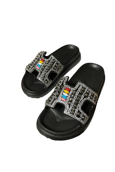 Lion Daily Use Ultra Light Eva Slippers with Stones for Beach Pool