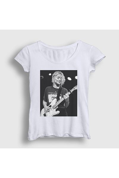 Presmono Tricou alb pentru femei Emmanuelle Proulx Man I Trust 537461 tt