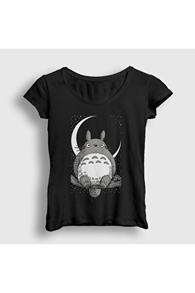 Presmono Ženske crne čarape My Neighbor Totoro Night T-shirt 539439tt