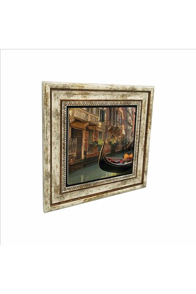 Sadrazam Venice Visual Printed Natural Stone Painting (25 X 25 Krg-47)