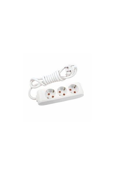 VİKO Child Proof Multi-Let Cable 1 Piece 3 Meters White Cca Cable