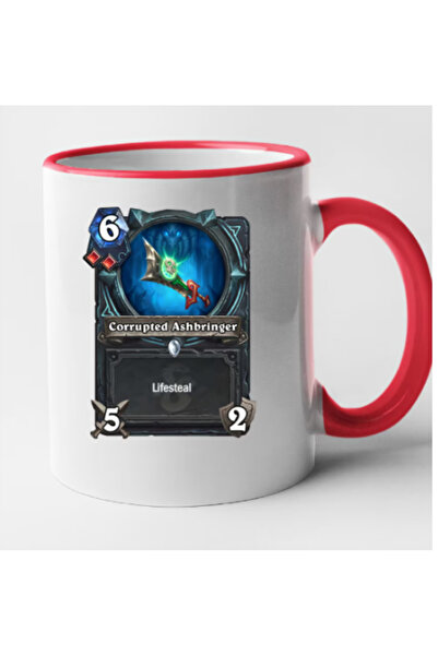 OEM Cana cu mâner roșu personalizat HearthStone - Corrupted Ashbringer, INOVA...