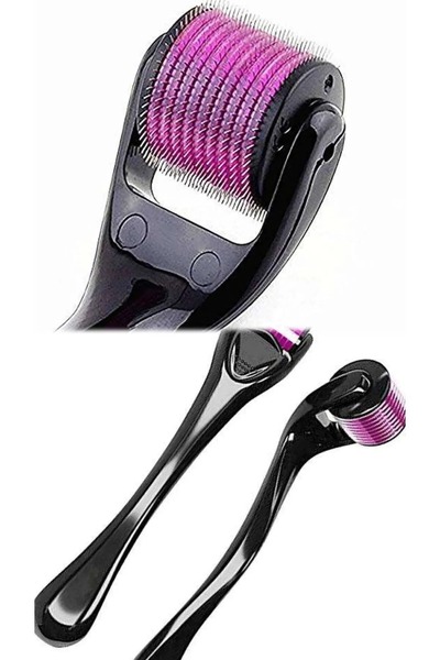 MUHEN ديرما رولر إبرة 0.5 ملم - 540 إبرة، طرف تيتانيوم للعناية بمزيل الشعر واللحية