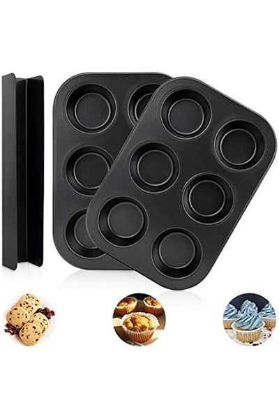 ALMUFARREJ Peinat Nonstick Muffin Tray Set, 3 Cupcake Pans