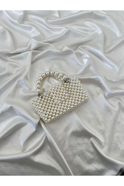 Mia Collection Τσάντα αρραβώνων με μοντέλο βραδινό φόρεμα İnci