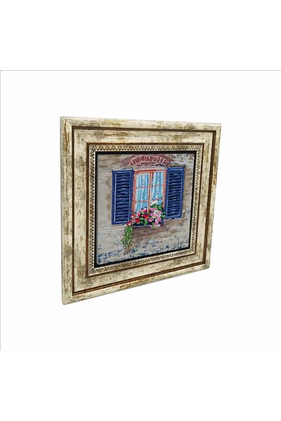 Sadrazam Italy Visual Printed Natural Stone Painting (25 X 25 Krg-60)