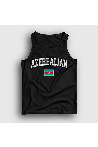 Presmono Unisex Black Flag Flag V2 Azerbaijan Azerbaijan Athlete 536590 Tt