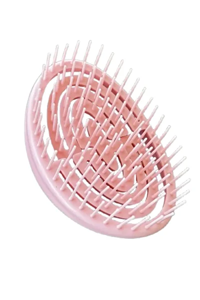 CAŞ DEKORASYON Pink Portable Hair Combing Brush