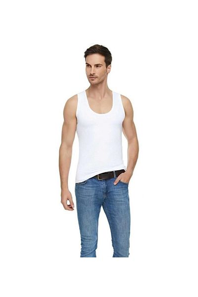 Elite Tutku Elite Men's Elastane Sports Singlet 1304 Pack of 6