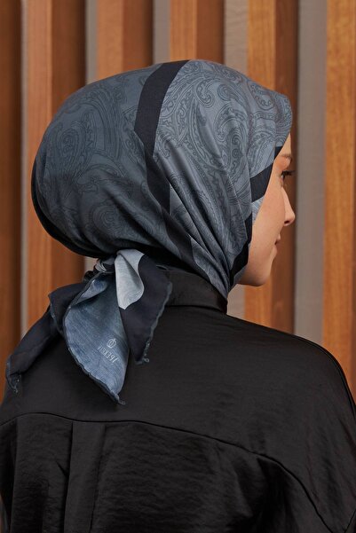 İpekhan Тонка віскозна бавовняна хустка з ручним шиттям, етнічним квітковим геометричним візерунком