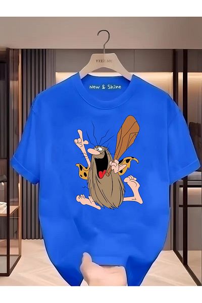 New Shine Tricou oversize cu imprimeu Captain Caveman
