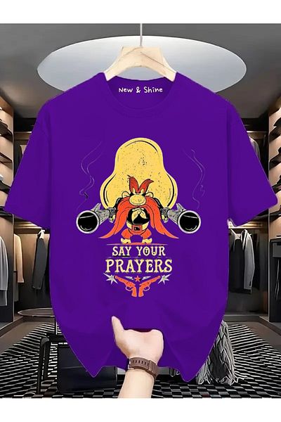 New Shine Μπλουζάκι Looney Tunes Yosemite Sam με στάμπα μεγάλου μεγέθους