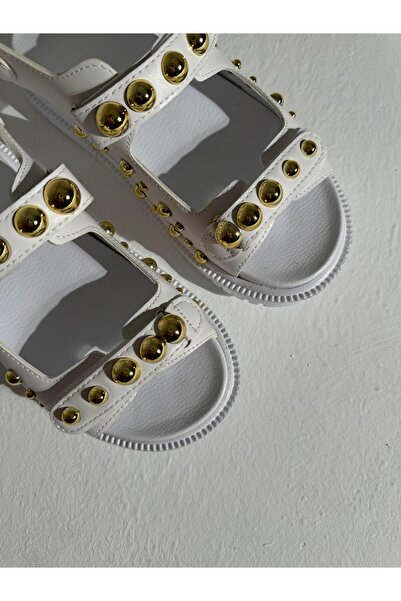 Eataly Shoes صندل تروكلي أبيض فيلكرو - تيزا كبير وصغير