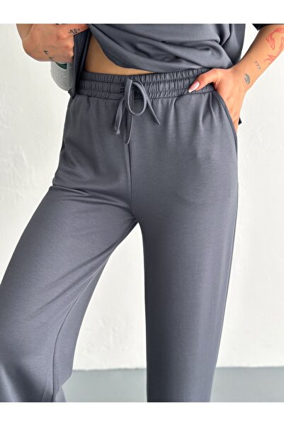 02Lady Fashion POLO YAKA AYICIK TEDDY MODAL KUMAŞ EŞOFMAN TAKIM