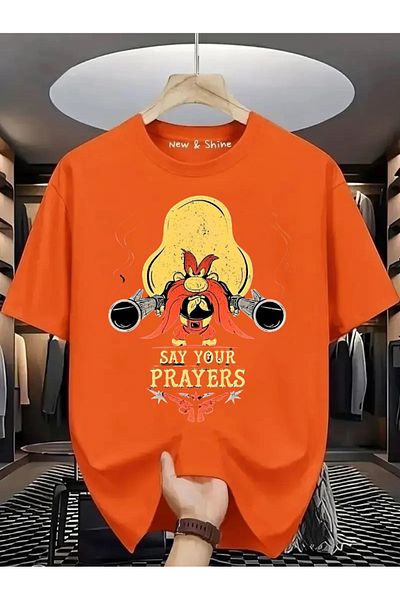 New Shine Μπλουζάκι Looney Tunes Yosemite Sam με στάμπα μεγάλου μεγέθους