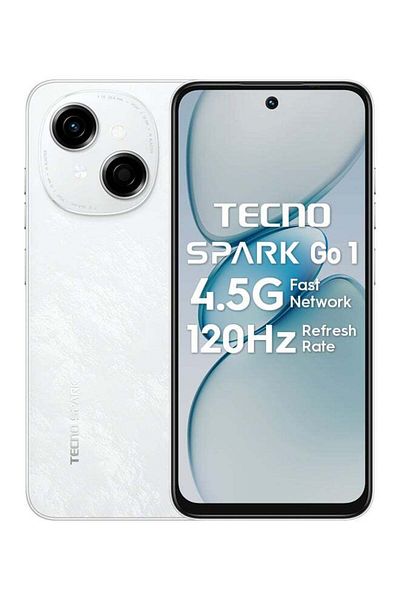 TECNO Spark Go 1 Dual SIM Glittery White 4GB RAM 128GB - Middle East Version
