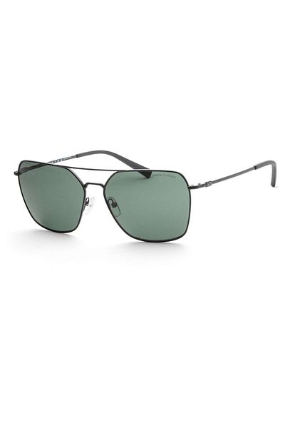 Armani Exchange AX Black Geometric Sunglasses AX2029S 6063/71 Size 60
