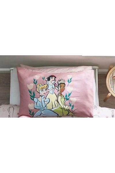 Taç Disney Princess Patterned (Flannel) Φανελένια Μαξιλαροθήκη 1 Τεμάχιο 50x70 cm