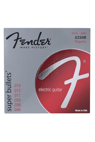 FENDER Super Bullet Strings Nickel Plated Steel Bullet End 3250R .010-.046 Electric Guitar String