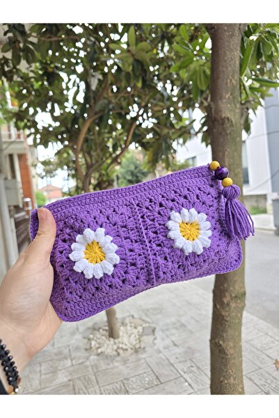 chsdizaynn Cüzdan örgü çanta portföy