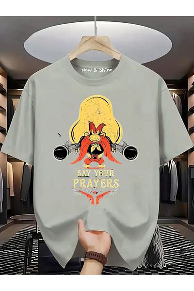 New Shine Μπλουζάκι Looney Tunes Yosemite Sam με στάμπα μεγάλου μεγέθους