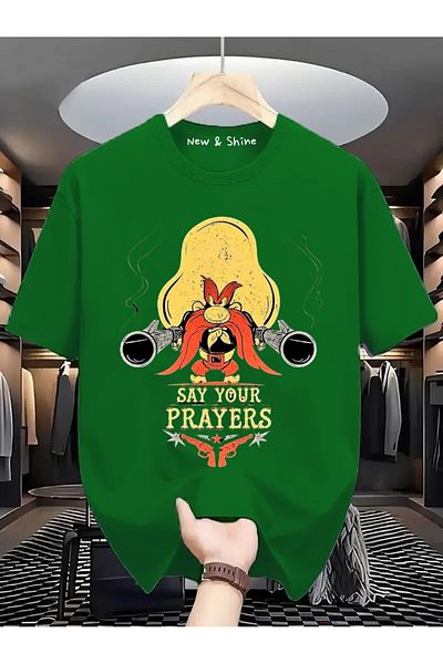 New Shine Μπλουζάκι Looney Tunes Yosemite Sam με στάμπα μεγάλου μεγέθους