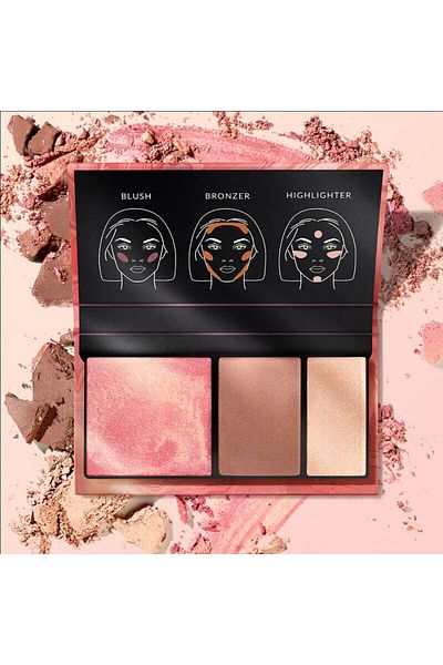 AVON ULTRA COLOR 3 IN 1 FACE PALETTE SUNKISSED