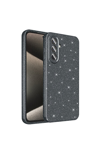 ZM STORE Galaxy A56 Compatible Case Camera Protected Glittering Luxurious Cotton Cover