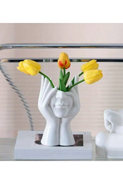 goss atelier Kadın Dekoratif Vazo (KALEMLİK-OBJE-BİBLO)