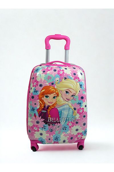 Mnuk Kids 16'' Hard Shell Spinner Luggage – Lightweight Cartoon Cabin Bag