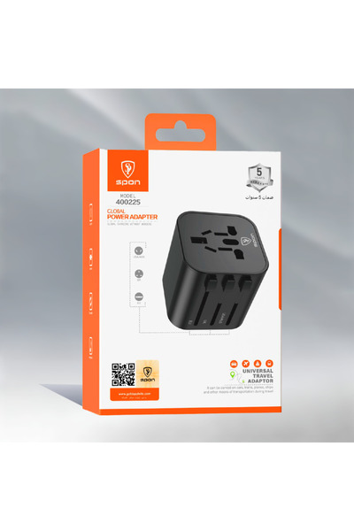 Spon Multi-Power Wall Power Adapter for Travel Multitasking