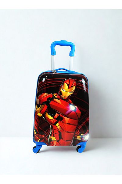 Mnuk Marvel Disney 16'' Kids Carry-On Luggage – 360° Spinner Wheels- Multicolor