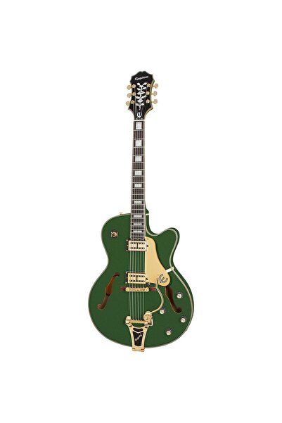 Epiphone Emperor Swingster Hollowbody Elektro Gitar (Forest Green Metallic)