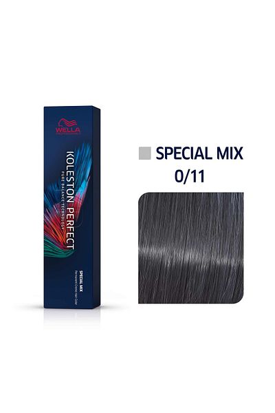 Wella Professionals Vopsea permanenta Wella Professionals Koleston Perfect Me+ 0/11 - mixton cenusiu intens , 60ml