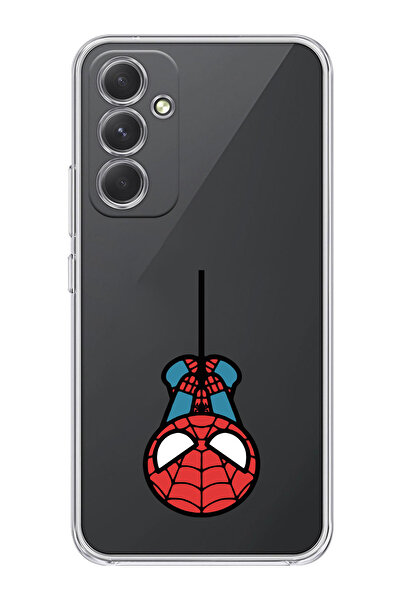 moonset Samsung Galaxy S24 FE Uyumlu Örümcek Tasarımlı Baskılı Şeffaf Telefon...
