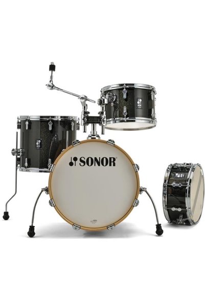 Sonor AQX Jazz 4-Parça Akustik Davul Seti (Black Midnight Sparkle)