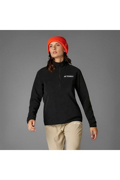adidas Top cu fermoar din fleece cu fermoar Multi Essentials 1/2