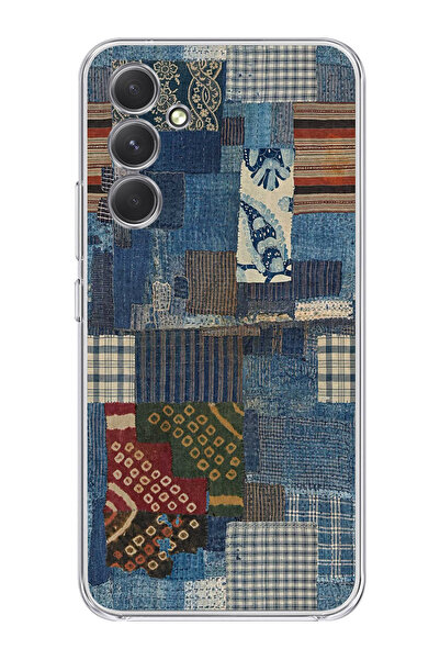 moonset Samsung Galaxy A16 Uyumlu Vintage Tasarımlı Baskılı Şeffaf Telefon Kı...