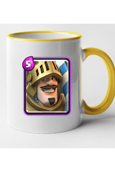 OEM Cana personalizata cu maner galben Clash Royale - Prince, INOVATIX®. 330 ml