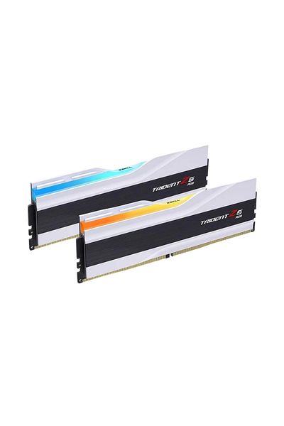 G Skill GSKILL Trident Z5 RGB أبيض DDR5-6000Mhz CL36 32GB (2x16GB) DUAL (36-36-36-96)