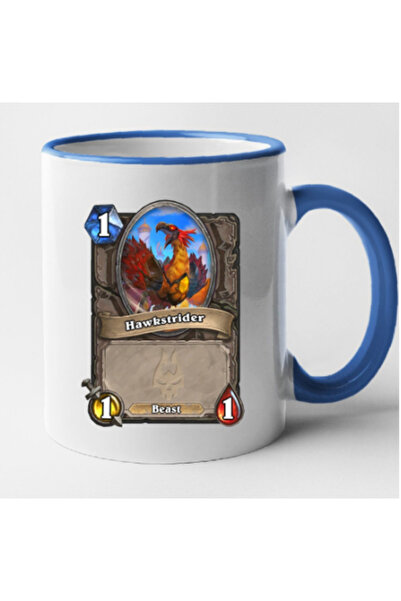 OEM Cana personalizata cu maner albastru HearthStone - Hawkstrider, INOVATIX®. 330 ml