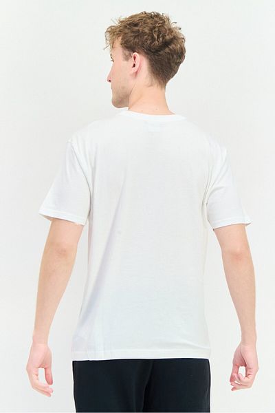 New Balance Men Sportswear Fit Short Sleeve Outdoor T Shirt, White