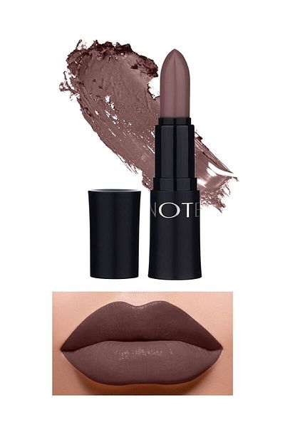 NOTE Mattemoist Lipstick 303 Miss Kiss – Dark Nude