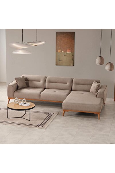 Ninova home Ninova Köşe koltuk ahşap ayaklı