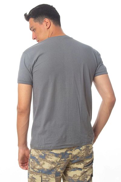 İZMİR ASKERİ MALZEME Air Force Gray Color Short Sleeve Officer Subofficer Rutbeli Undershirt