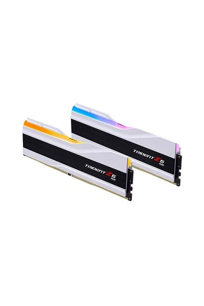 G Skill GSKILL Trident Z5 RGB أبيض DDR5-6000Mhz CL36 32GB (2x16GB) DUAL (36-36-36-96)