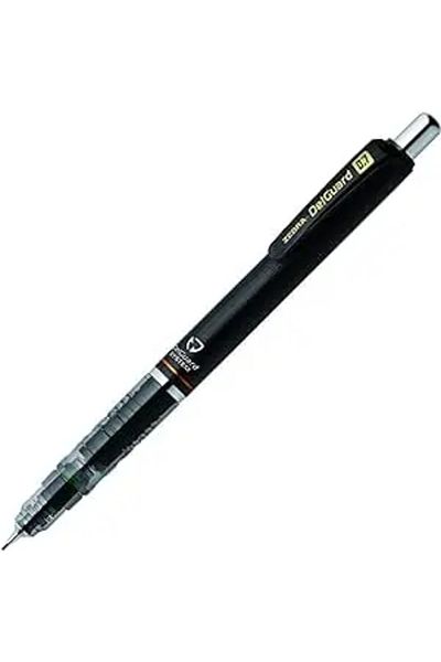 Zebra Delguard 0.7mm Mechanical Pencil Glossy Black / P-Mab85-Bk