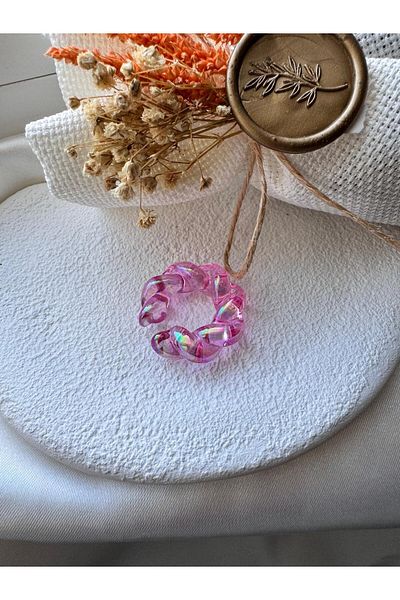 H&S AKSESUAR Design Transparent Earcuff Earrings