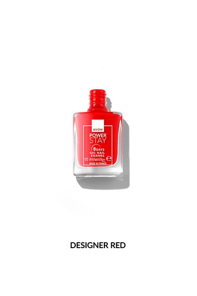 AVON Avon Nail Enamel Gel Shine Designer Red 10Ml